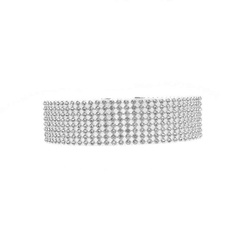 Fashion Women Full Crystal Rhinestone Choker Necklace Wedding Jewelry Chokers Necklaces For Women | Orazek UK Ltd