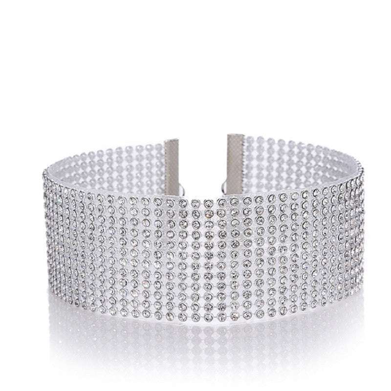 Fashion Women Full Crystal Rhinestone Choker Necklace Wedding Jewelry Chokers Necklaces For Women | Orazek UK Ltd