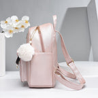 Fashion Women's Bags PU Bow Composite Bag Young Girl Student Cute Shoulders Backpack Crossbody Bags Coin Purse 3pcs Set | Orazek UK Ltd