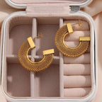 Fashionable Elegant Statement Stainless Steel Earrings Jewellery | Orazek UK Ltd