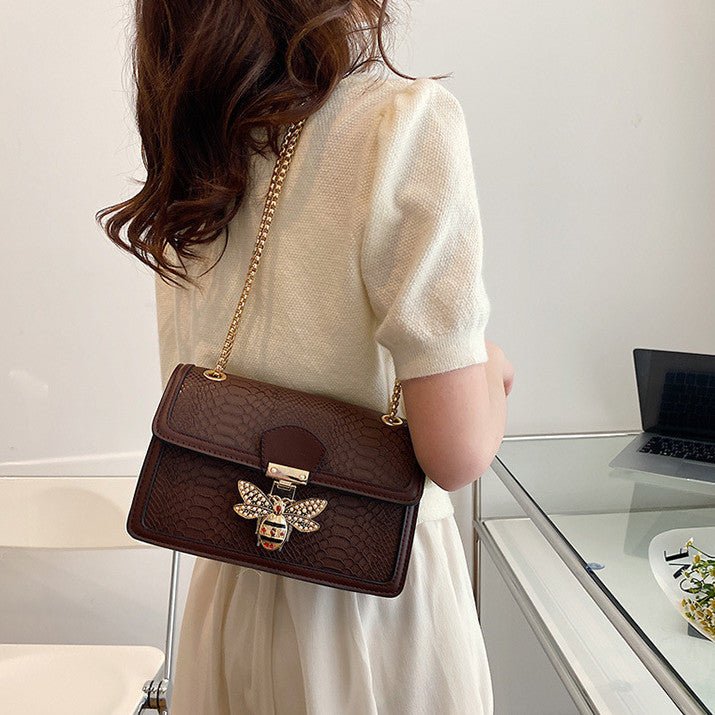 Fashionable Stylish Chain Shoulder Trendy Retro Messenger Bag | Orazek UK Ltd