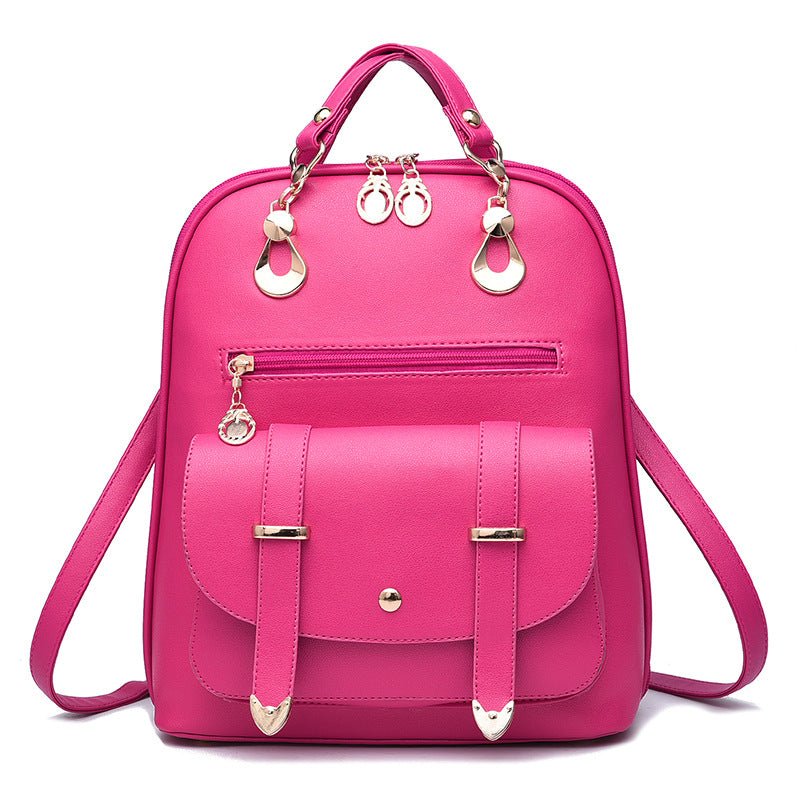 Female bag fashion PU leather dual-use backpack | Orazek UK Ltd