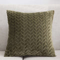Flannel Solid Color Throw Pillow Sofa Cover Cushion Cover Nordic Style Simple Style Orazek UK Ltd