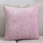 Flannel Solid Color Throw Pillow Sofa Cover Cushion Cover Nordic Style Simple Style Orazek UK Ltd