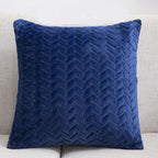 Flannel Solid Color Throw Pillow Sofa Cover Cushion Cover Nordic Style Simple Style Orazek UK Ltd