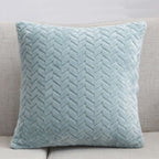 Flannel Solid Color Throw Pillow Sofa Cover Cushion Cover Nordic Style Simple Style Orazek UK Ltd