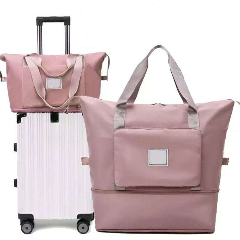 Foldable Storage Travel Bag Waterproof Large Capacity Gym Fitness Bag Weekender Overnight For Women | Orazek UK Ltd
