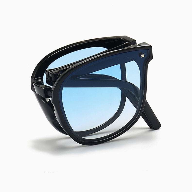 Folding Sunglasses Summer Beach Fashion Sun Protection Glasses | Orazek UK Ltd