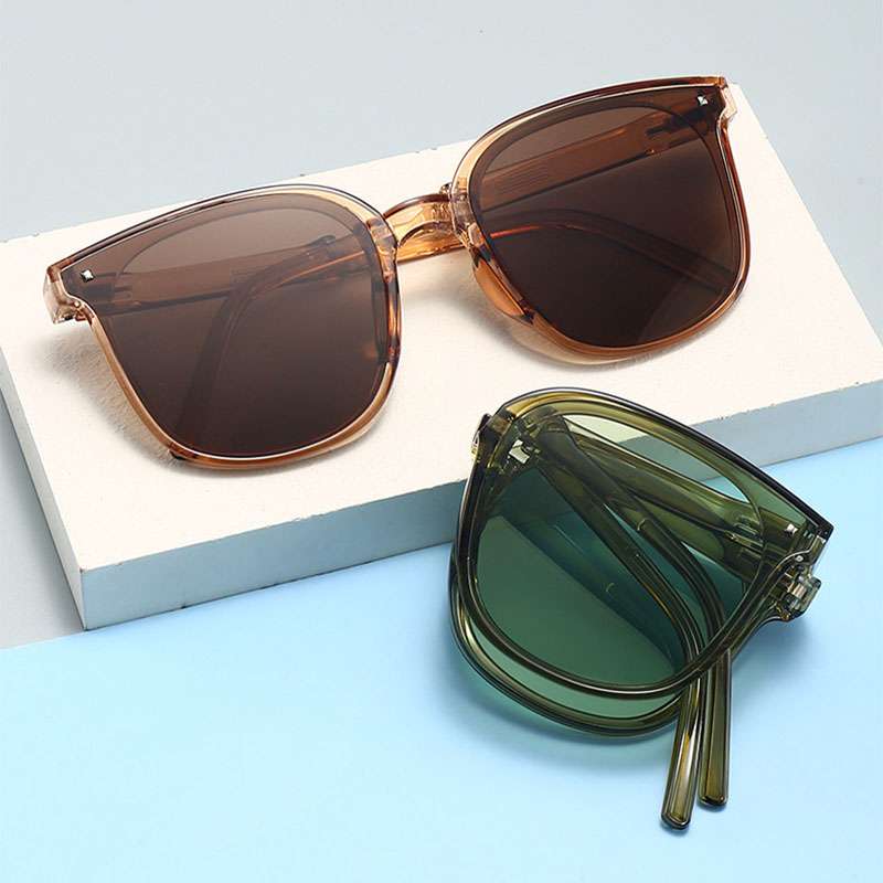 Folding Sunglasses Summer Beach Fashion Sun Protection Glasses | Orazek UK Ltd