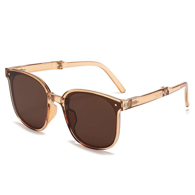 Folding Sunglasses Summer Beach Fashion Sun Protection Glasses | Orazek UK Ltd