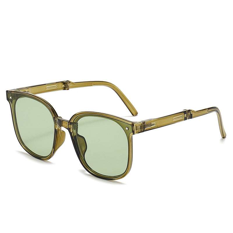 Folding Sunglasses Summer Beach Fashion Sun Protection Glasses | Orazek UK Ltd