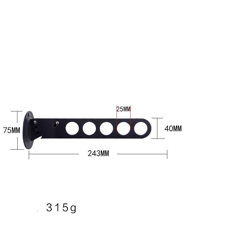 Folding Wardrobe Hanger Porous Wardrobe Clothes Rod Clothes Hook | Orazek UK Ltd