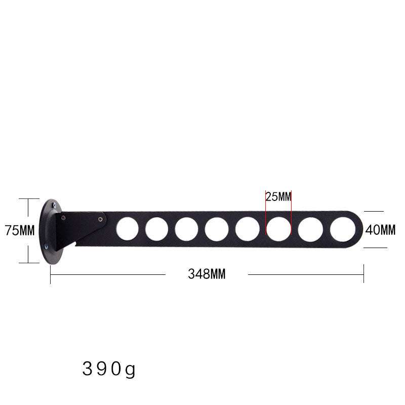 Folding Wardrobe Hanger Porous Wardrobe Clothes Rod Clothes Hook | Orazek UK Ltd