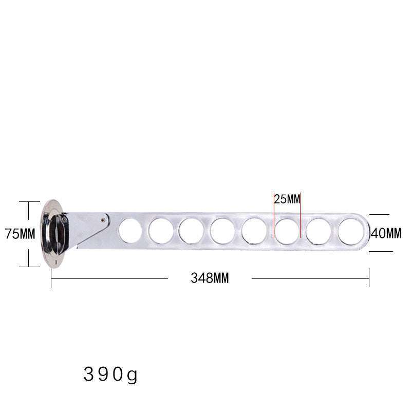 Folding Wardrobe Hanger Porous Wardrobe Clothes Rod Clothes Hook | Orazek UK Ltd