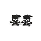 Funny Skull Dark Stainless Steel Hollow Brooch | Orazek UK Ltd