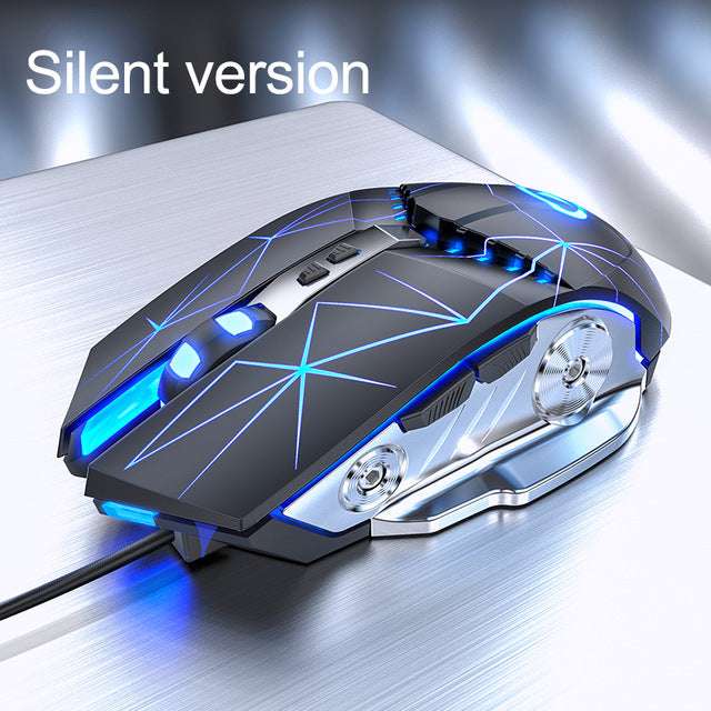 Gaming Mouse Wired Silent Gaming Mechanical Computer Desktop Notebook Office | Orazek UK Ltd
