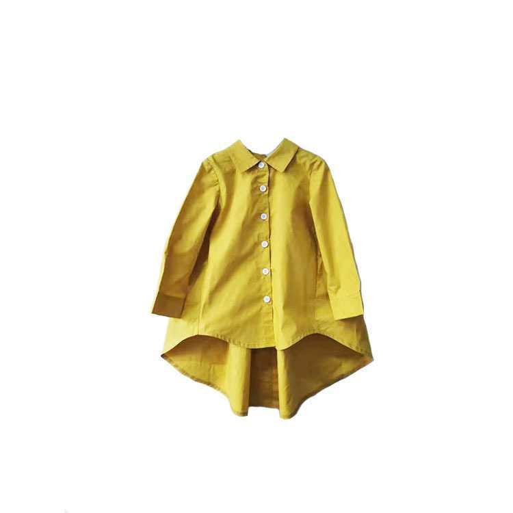 Girls' Big Kids Loose Fashionable Tops Korean Style Shirts Big Kids' Swallowtails | Orazek UK Ltd