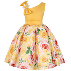 Girls' Dresses Girls' Princess Dresses Digital Print Children's Dresses | Orazek UK Ltd