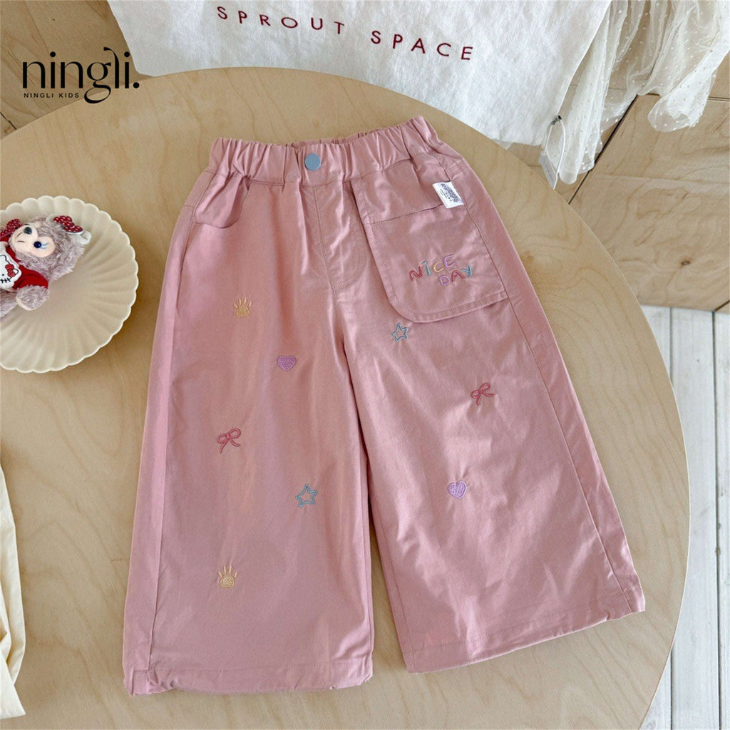 Girls' Workwear Children's Straight-leg Pants Western-style And Fashionable | Orazek UK Ltd