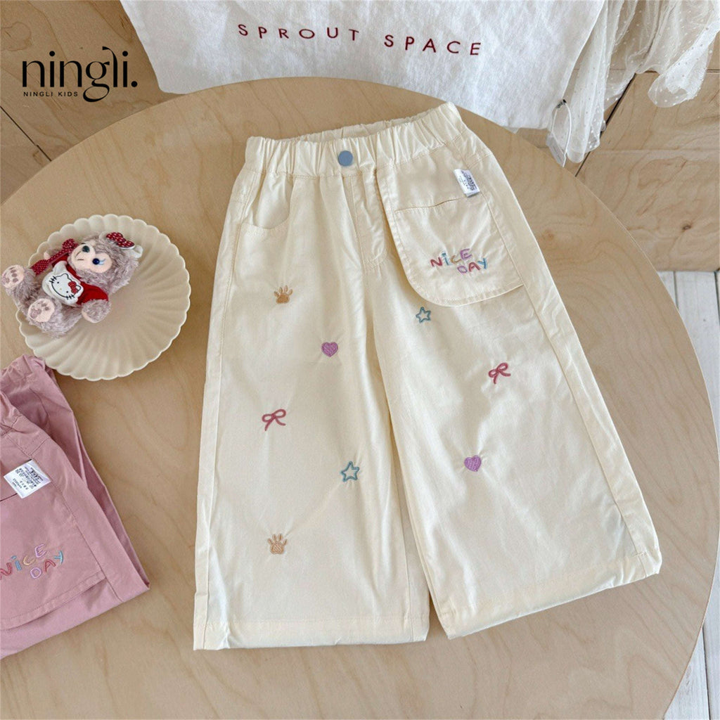 Girls' Workwear Children's Straight-leg Pants Western-style And Fashionable | Orazek UK Ltd