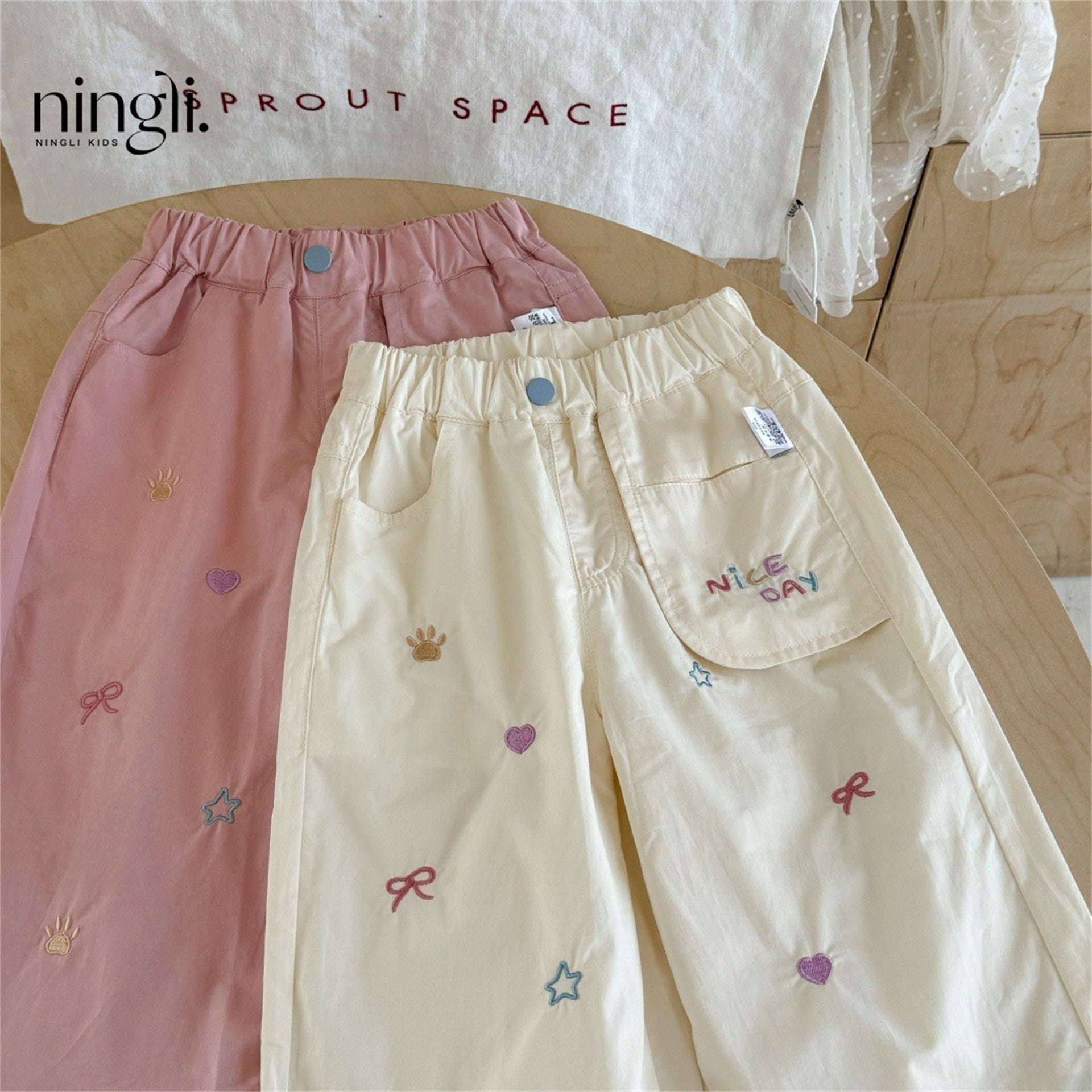 Girls' Workwear Children's Straight-leg Pants Western-style And Fashionable | Orazek UK Ltd
