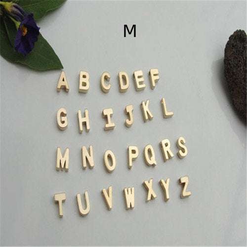 Gold Plated Peach Heart and Initials Letter Alphabate Statement Necklace for Woman | Orazek UK Ltd