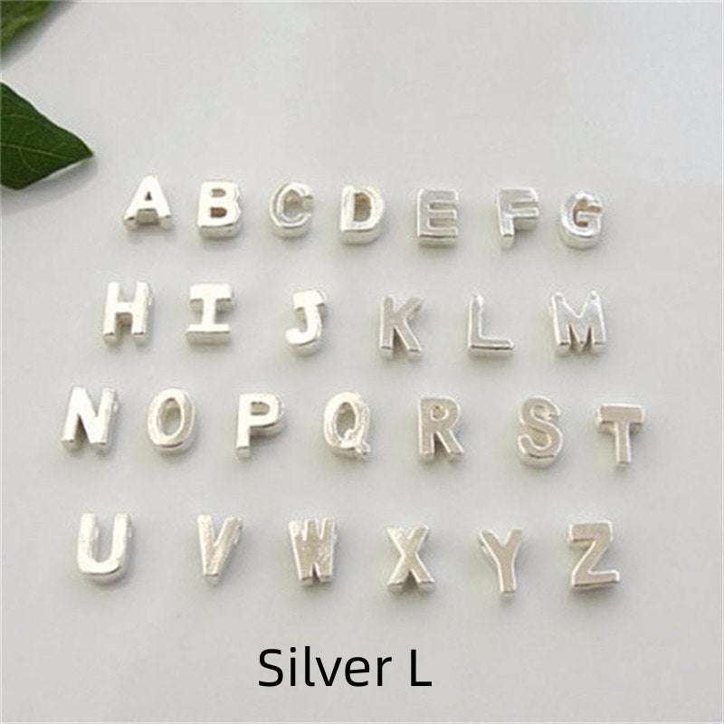 Gold Plated Peach Heart and Initials Letter Alphabate Statement Necklace for Woman | Orazek UK Ltd