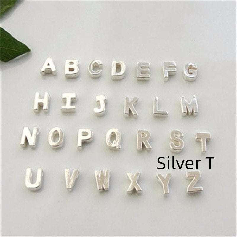 Gold Plated Peach Heart and Initials Letter Alphabate Statement Necklace for Woman | Orazek UK Ltd