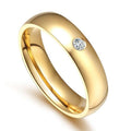Golden stainless steel couple rings | Orazek UK Ltd