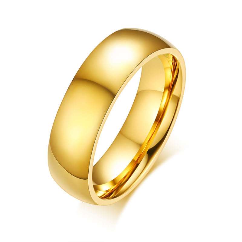 Golden stainless steel couple rings | Orazek UK Ltd