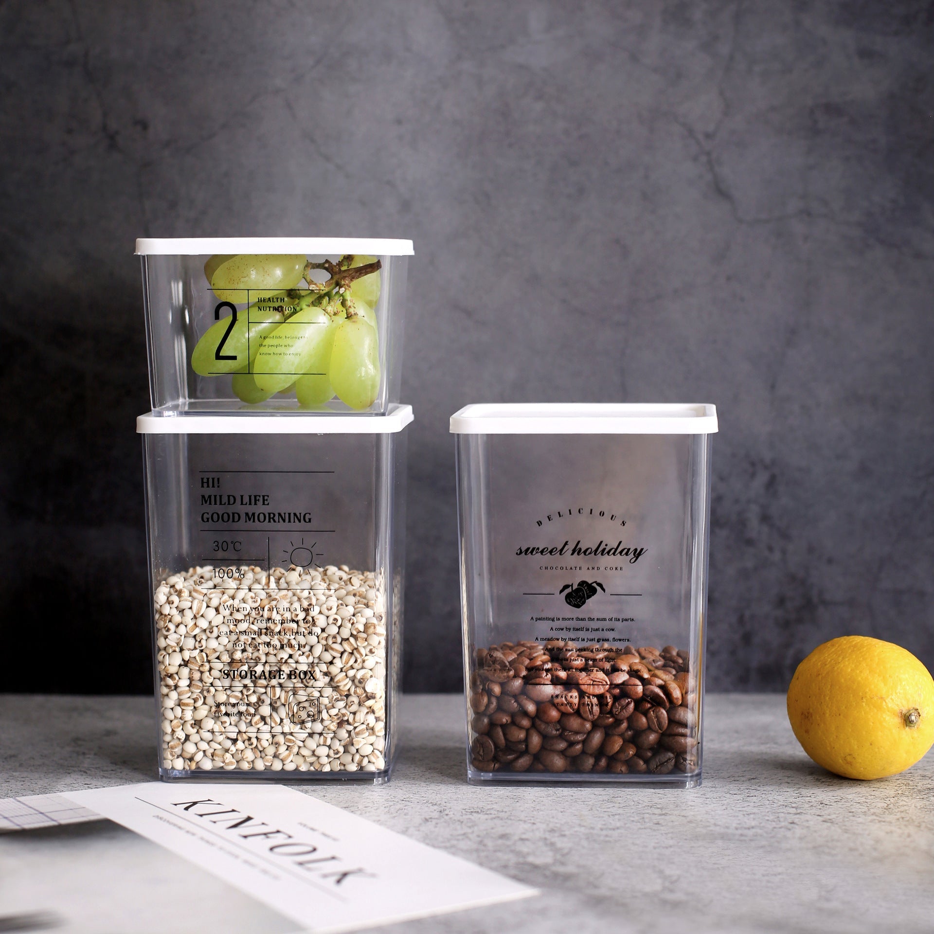 Grocery Tank Kitchen Creative Tea Storage Box | Orazek UK Ltd