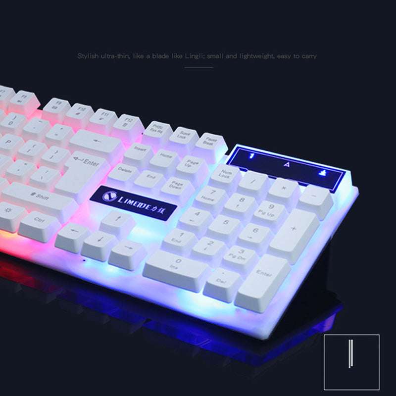 GTX300 Gaming CF LOL Gaming Keyboard Mouse Glowing Set | Orazek UK Ltd