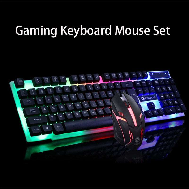 GTX300 Gaming CF LOL Gaming Keyboard Mouse Glowing Set | Orazek UK Ltd