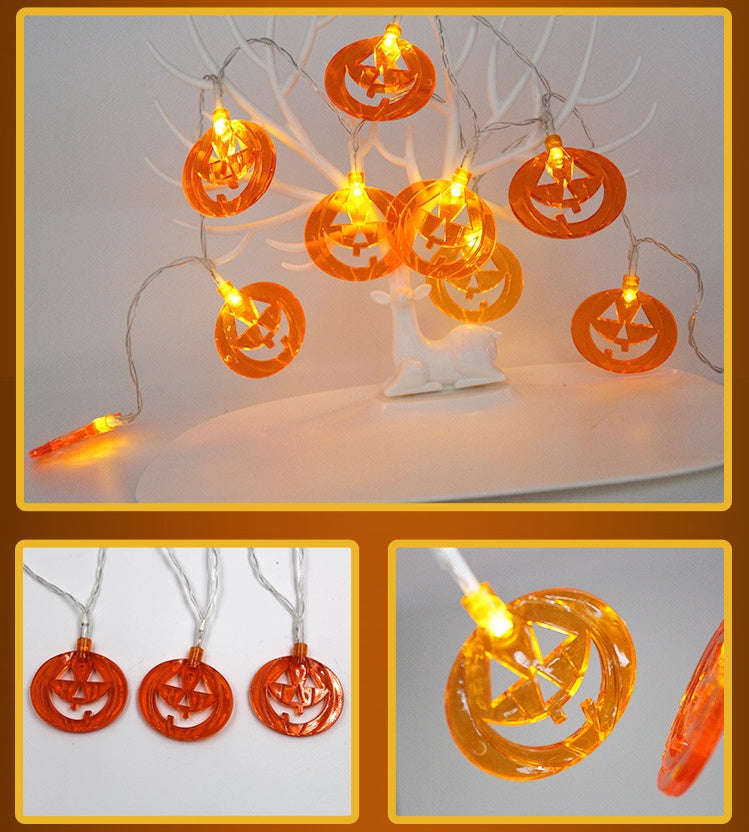 Halloween Decoration Pumpkin Light LED String Lights Lantern | Orazek UK Ltd