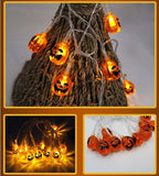 Halloween Decoration Pumpkin Light LED String Lights Lantern | Orazek UK Ltd