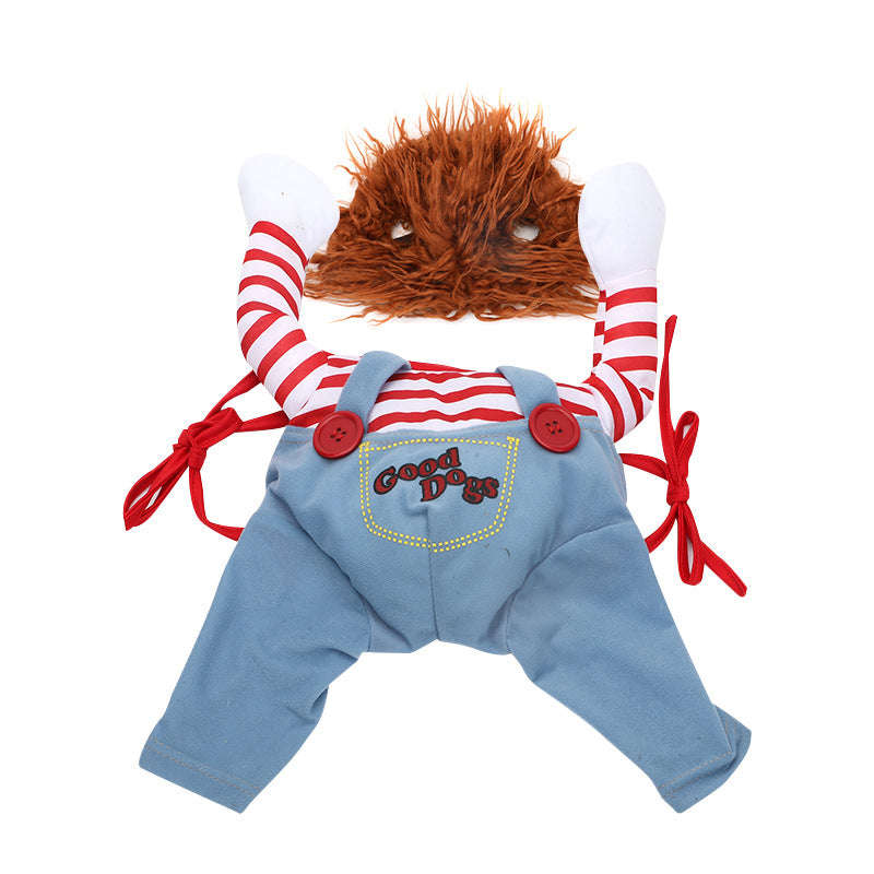 Halloween Pet Costume Pet Dog Funny Clothes Adjustable Dog Cosplay Costume Scary Costume Party Gatherings | Orazek UK Ltd