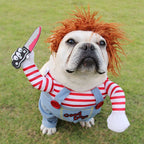Halloween Pet Costume Pet Dog Funny Clothes Adjustable Dog Cosplay Costume Scary Costume Party Gatherings | Orazek UK Ltd