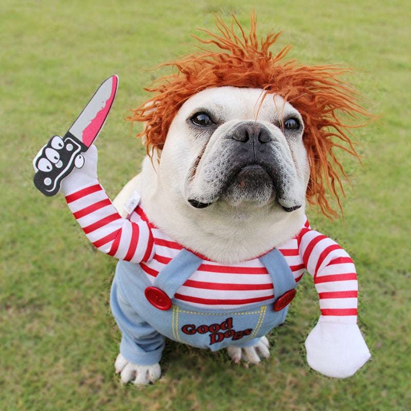 Halloween Pet Costume Pet Dog Funny Clothes Adjustable Dog Cosplay Costume Scary Costume Party Gatherings | Orazek UK Ltd