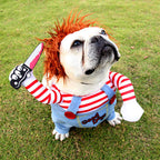 Halloween Pet Costume Pet Dog Funny Clothes Adjustable Dog Cosplay Costume Scary Costume Party Gatherings | Orazek UK Ltd