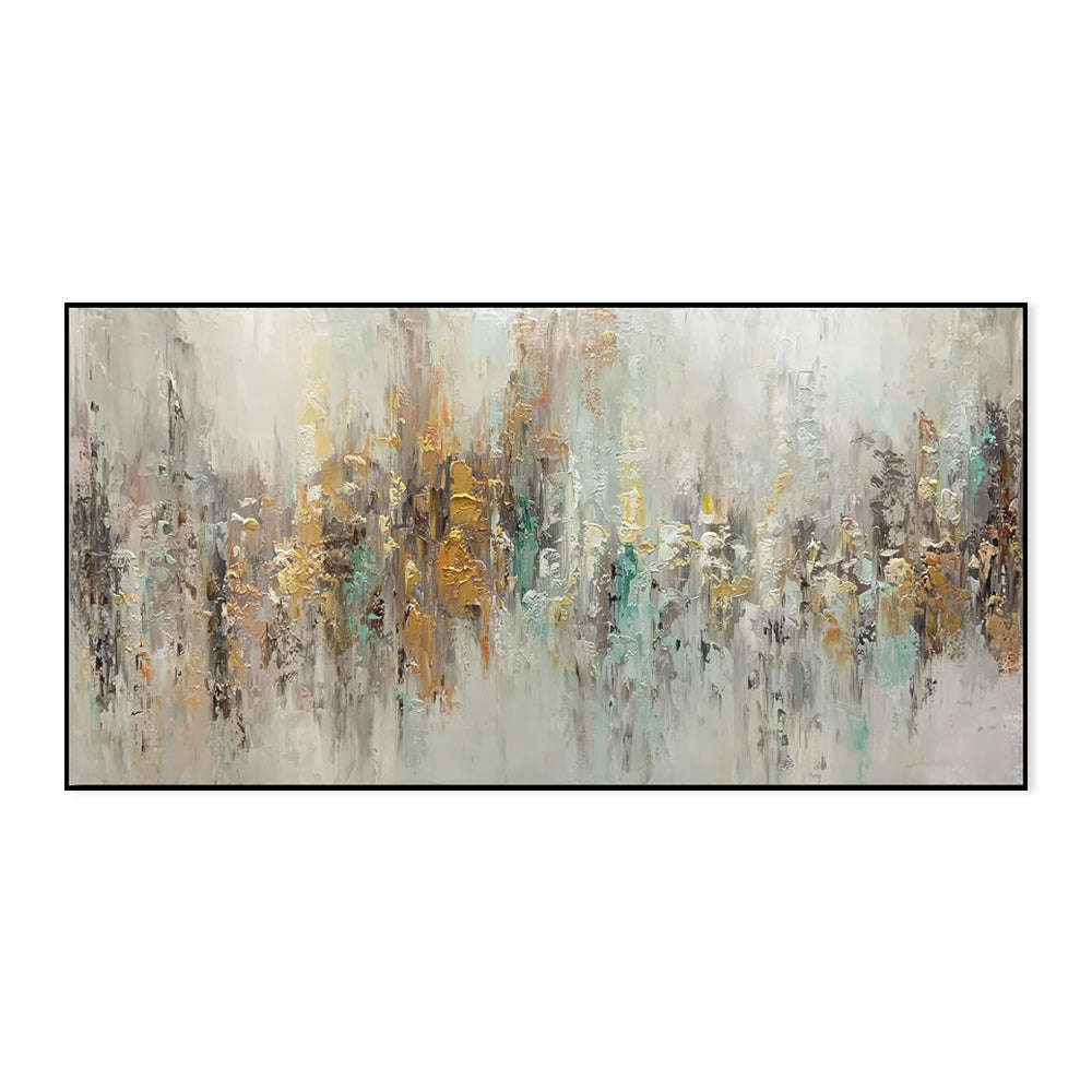 Handmade Abstract Oil Painting On Canvas Light Luxury Horizontal Wall Art For Living Room Bedroom Decor Orazek UK Ltd