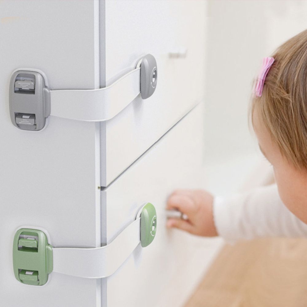 Home Baby Safety Protection Lock Anti-Clip Hand Door Closet Cabinet Locks Fo Fridge Cabinet Drawer Box Safe Lock For Kids No Tools Or Drilling Child Safety Cabinet Proofing Cabinet Drawer Door Latches | Orazek UK Ltd