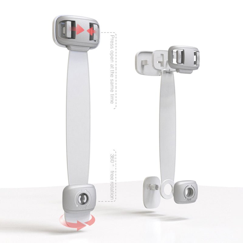 Home Baby Safety Protection Lock Anti-Clip Hand Door Closet Cabinet Locks Fo Fridge Cabinet Drawer Box Safe Lock For Kids No Tools Or Drilling Child Safety Cabinet Proofing Cabinet Drawer Door Latches | Orazek UK Ltd