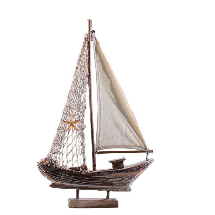 Home Decoration Antique Fishing Boat Model Creative Home Decoration | Orazek UK Ltd