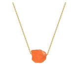 Hot Selling Stone Crystal Pillar Tree Of Life Pendant Ins Fashion Necklace | Orazek UK Ltd