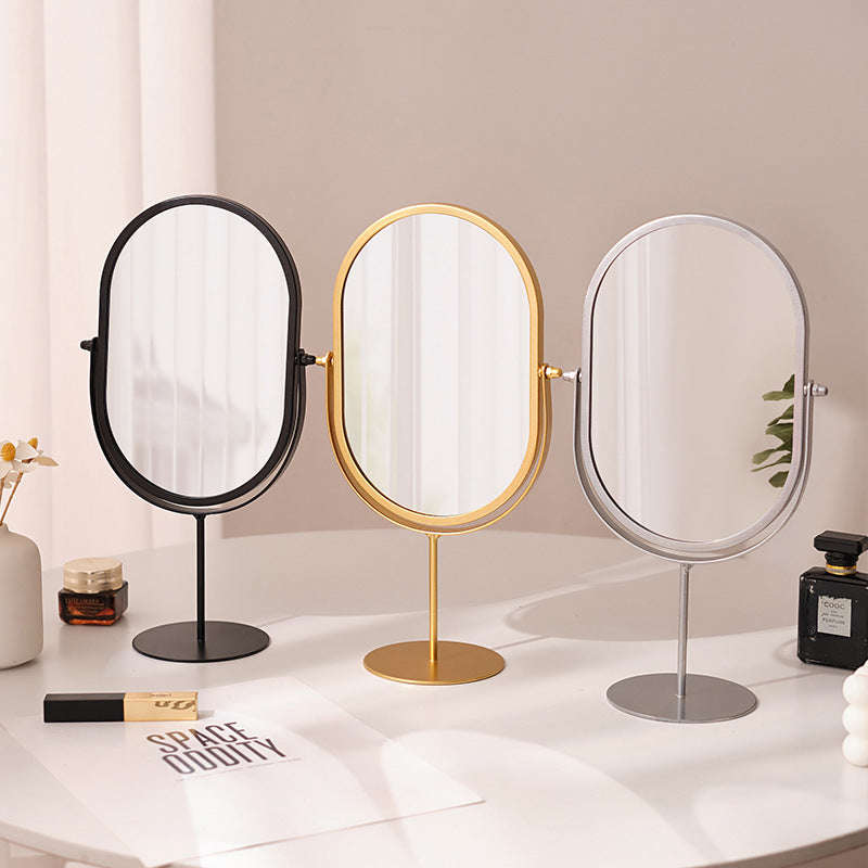 Household High-value Dressing Table Bedroom Desktop Makeup Mirror Lightweight | Orazek UK Ltd