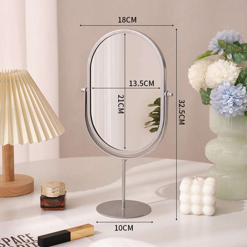 Household High-value Dressing Table Bedroom Desktop Makeup Mirror Lightweight | Orazek UK Ltd