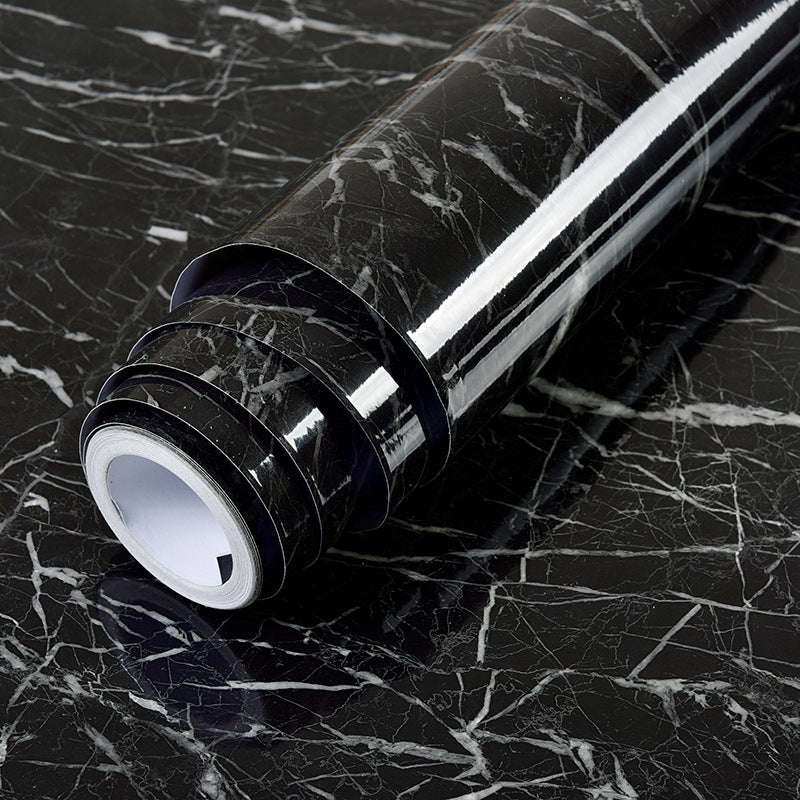 Imitation Marble Pattern Waterproof And High Temperature Resistant Kitchen Furniture Renovation Wallpaper | Orazek UK Ltd