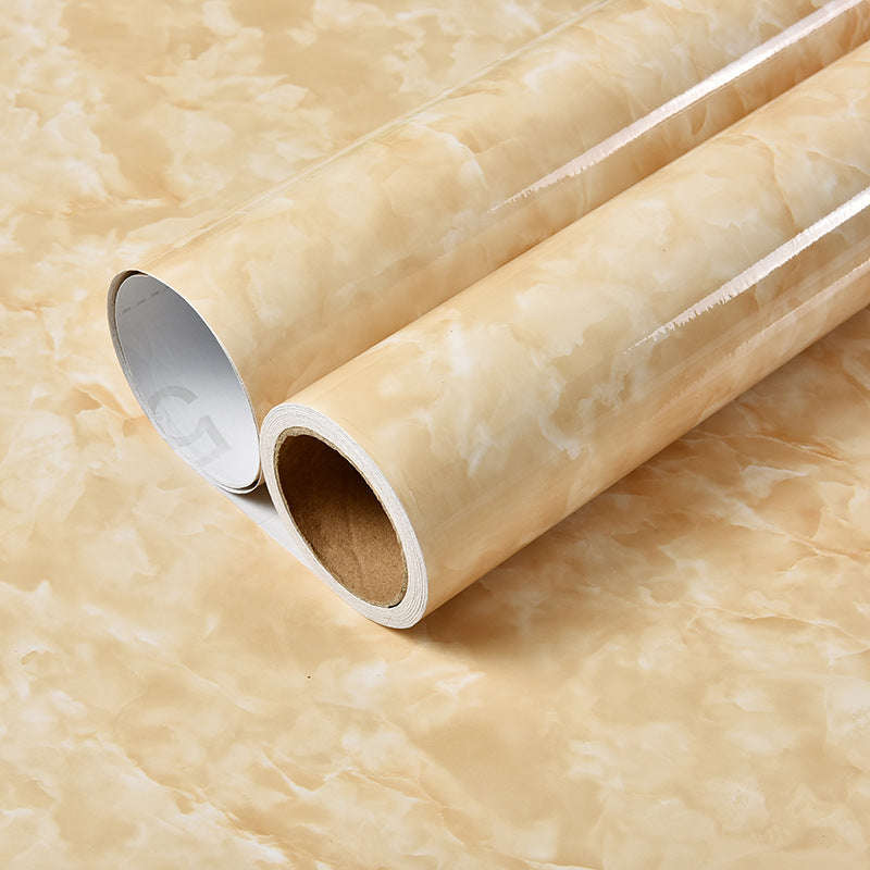 Imitation Marble Pattern Waterproof And High Temperature Resistant Kitchen Furniture Renovation Wallpaper | Orazek UK Ltd