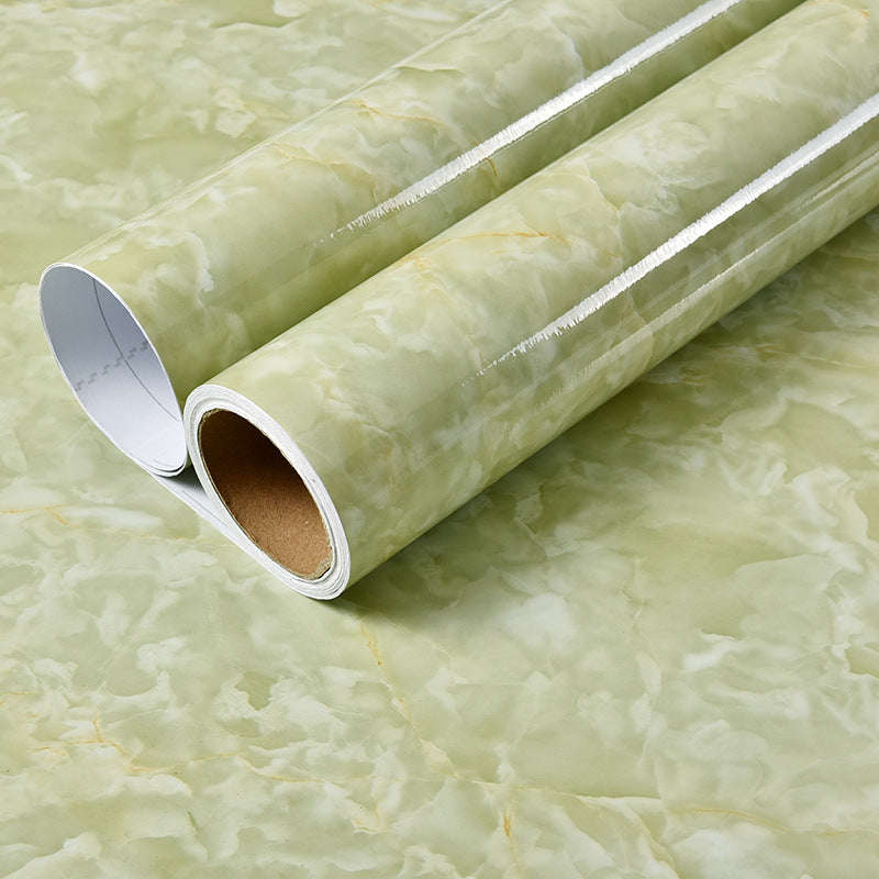 Imitation Marble Pattern Waterproof And High Temperature Resistant Kitchen Furniture Renovation Wallpaper Orazek UK Ltd