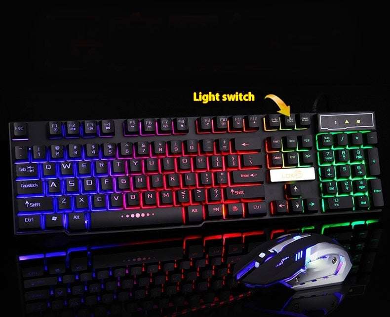 Industry gaming keyboard glowing usb cable gaming keyboard | Orazek UK Ltd